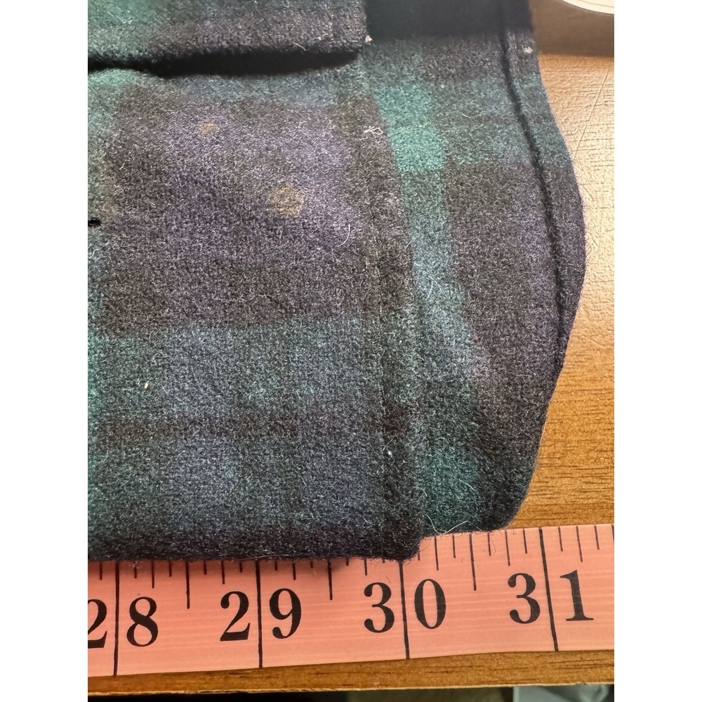 Vintage Pendleton Wool Shirt Authentic Black Watch Tartan Plaid Preppy Country - Picture 9 of 12